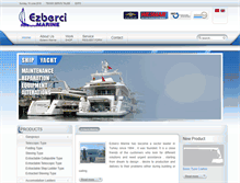 Tablet Screenshot of ezbercimarine.com